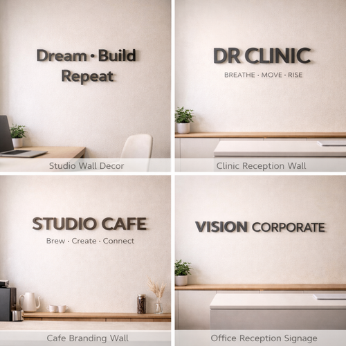 Premium Custom 3D Business Signage | Office, Cafe & Shop
